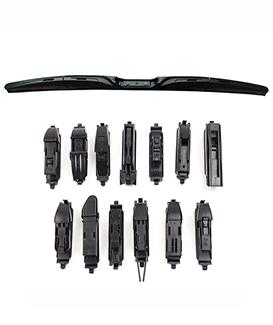 Multifunction Wiper Blade Hybrid Wiper With Changeable Adaptors Fit For 99% Cars 